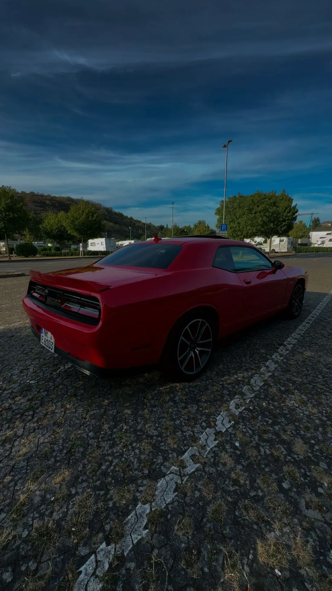 Heckseite Dodge Challenger R/T